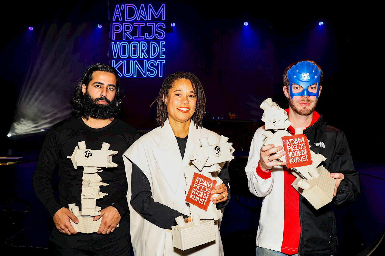 Vlnr: Sakir Khader, Afaina de Jong, Hans de Tweede. Foto: Koosje Koolbergen.